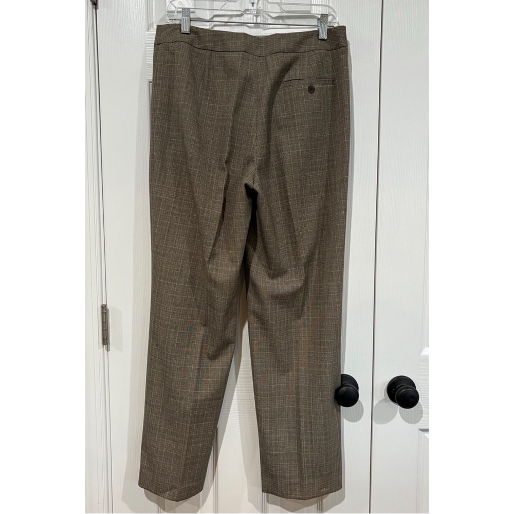 Rafaella 12 Petite Brown Plaid 2 Piece Blazer & Pant Suit - Picture 8 of 13